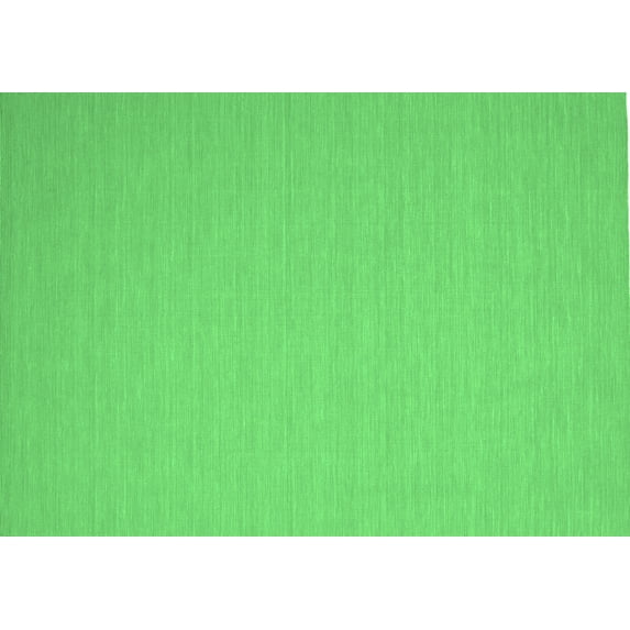 Ahgly Company Indoor Rectangle Abstract Emerald Green Contemporary Area Rugs, 2' x 3'