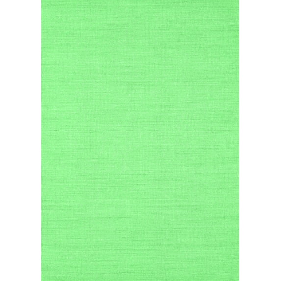 Ahgly Company Indoor Rectangle Abstract Emerald Green Contemporary Area Rugs, 4' x 6'