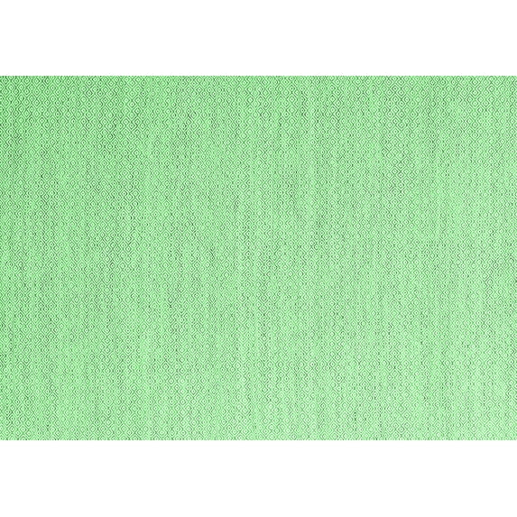 Ahgly Company Indoor Rectangle Abstract Emerald Green Contemporary Area Rugs, 5' x 8'