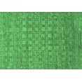 thumbnail image 1 of Ahgly Company Indoor Rectangle Abstract Emerald Green Contemporary Area Rugs, 7' x 9', 1 of 4
