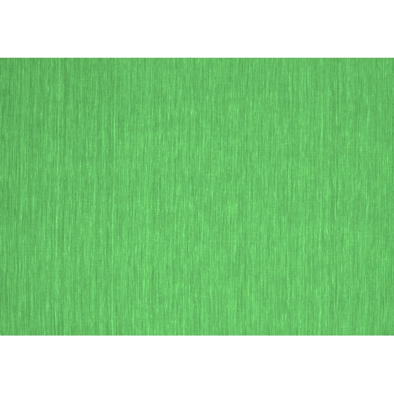 Ahgly Company Indoor Rectangle Abstract Emerald Green Contemporary Area Rugs, 7' x 9'