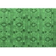 thumbnail image 1 of Ahgly Company Indoor Rectangle Abstract Emerald Green Modern Area Rugs, 2' x 3', 1 of 4