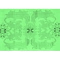 thumbnail image 1 of Ahgly Company Indoor Rectangle Abstract Emerald Green Modern Area Rugs, 5' x 8', 1 of 4