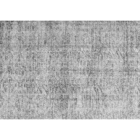 Ahgly Company Indoor Rectangle Abstract Gray Contemporary Area Rugs, 2' x 4'