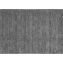 Ahgly Company Indoor Rectangle Abstract Gray Contemporary Area Rugs, 2' x 4'