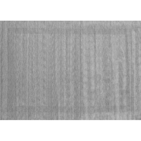 Ahgly Company Indoor Rectangle Abstract Gray Contemporary Area Rugs, 2' x 5'