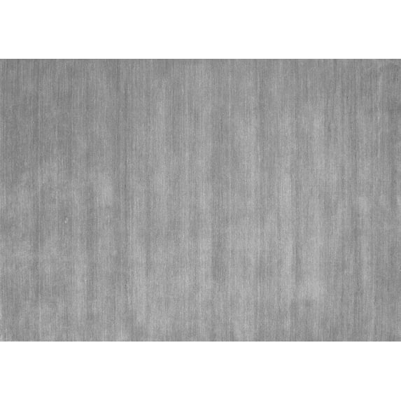 Ahgly Company Indoor Rectangle Abstract Gray Contemporary Area Rugs, 2' x 5'