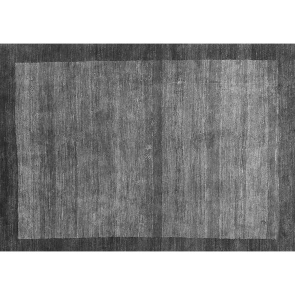 Ahgly Company Indoor Rectangle Abstract Gray Contemporary Area Rugs, 3' x 5'