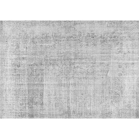 Ahgly Company Indoor Rectangle Abstract Gray Contemporary Area Rugs, 3' x 5'