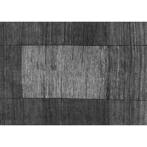 Ahgly Company Indoor Rectangle Abstract Gray Contemporary Area Rugs, 5' x 7'