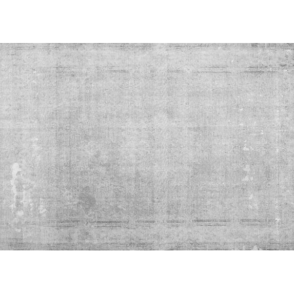 Ahgly Company Indoor Rectangle Abstract Gray Contemporary Area Rugs, 5' x 8'