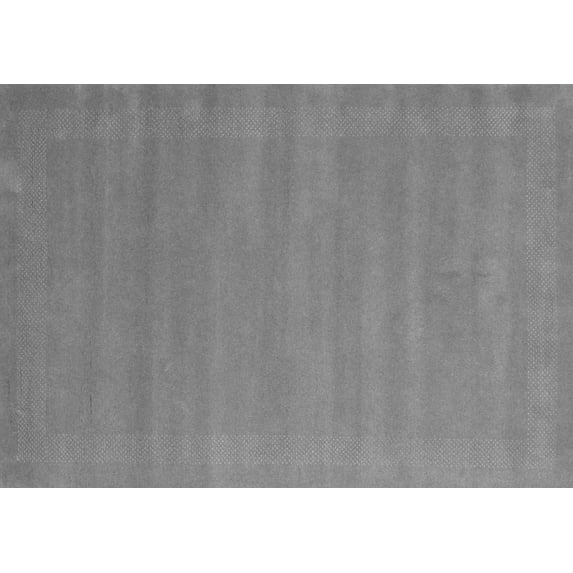 Ahgly Company Indoor Rectangle Abstract Gray Contemporary Area Rugs, 7' x 9'