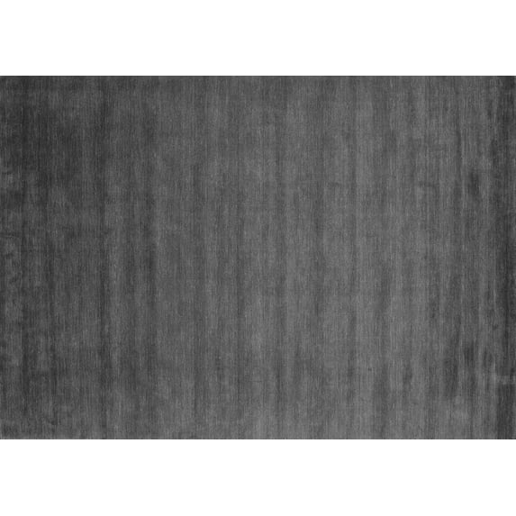 Ahgly Company Indoor Rectangle Abstract Gray Contemporary Area Rugs, 8' x 10'