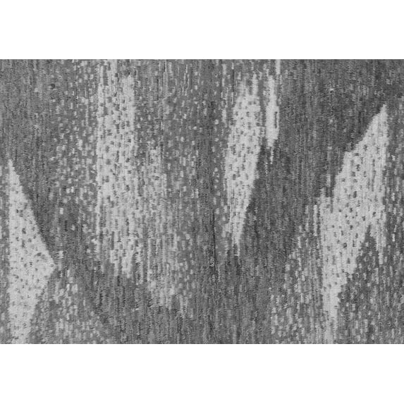 Ahgly Company Indoor Rectangle Abstract Gray Modern Area Rugs, 7' x 9'