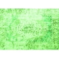 thumbnail image 1 of Ahgly Company Indoor Rectangle Abstract Green Contemporary Area Rugs, 2' x 5', 1 of 1