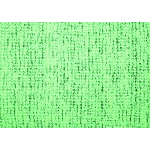 Ahgly Company Indoor Rectangle Abstract Green Contemporary Area Rugs, 8' x 10'