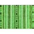 thumbnail image 1 of Ahgly Company Indoor Rectangle Abstract Green Modern Area Rugs, 2' x 4', 1 of 4