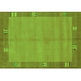 thumbnail image 1 of Ahgly Company Indoor Rectangle Abstract Green Modern Area Rugs, 2' x 4', 1 of 4