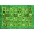 thumbnail image 1 of Ahgly Company Indoor Rectangle Abstract Green Modern Area Rugs, 2' x 4', 1 of 4