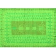 thumbnail image 1 of Ahgly Company Indoor Rectangle Abstract Green Modern Area Rugs, 2' x 4', 1 of 4
