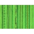 thumbnail image 1 of Ahgly Company Indoor Rectangle Abstract Green Modern Area Rugs, 2' x 5', 1 of 4