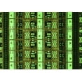 thumbnail image 1 of Ahgly Company Indoor Rectangle Abstract Green Modern Area Rugs, 3' x 5', 1 of 4