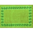thumbnail image 1 of Ahgly Company Indoor Rectangle Abstract Green Modern Area Rugs, 5' x 7', 1 of 4