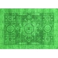 thumbnail image 1 of Ahgly Company Indoor Rectangle Abstract Green Modern Area Rugs, 5' x 7', 1 of 4