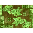 thumbnail image 1 of Ahgly Company Indoor Rectangle Abstract Green Modern Area Rugs, 6' x 9', 1 of 4