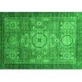 thumbnail image 1 of Ahgly Company Indoor Rectangle Abstract Green Modern Area Rugs, 7' x 9', 1 of 4