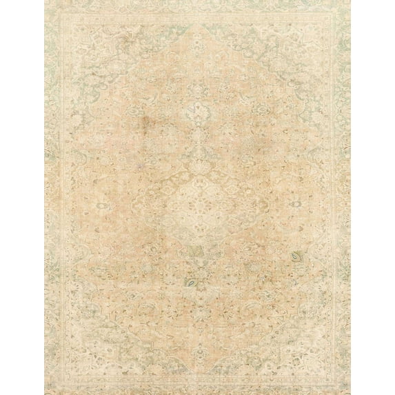 Ahgly Company Indoor Rectangle Abstract Khaki Gold Area Rugs, 4' x 6'