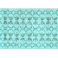 thumbnail image 1 of Ahgly Company Indoor Rectangle Abstract Light Blue Contemporary Area Rugs, 3' x 5', 1 of 4
