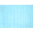 thumbnail image 1 of Ahgly Company Indoor Rectangle Abstract Light Blue Contemporary Area Rugs, 4' x 6', 1 of 4