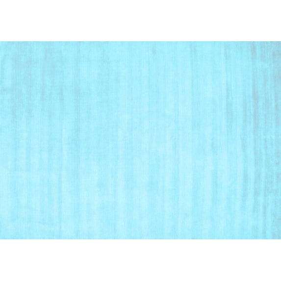 Ahgly Company Indoor Rectangle Abstract Light Blue Contemporary Area Rugs, 5' x 8'
