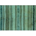 thumbnail image 1 of Ahgly Company Indoor Rectangle Abstract Light Blue Modern Area Rugs, 2' x 4', 1 of 4