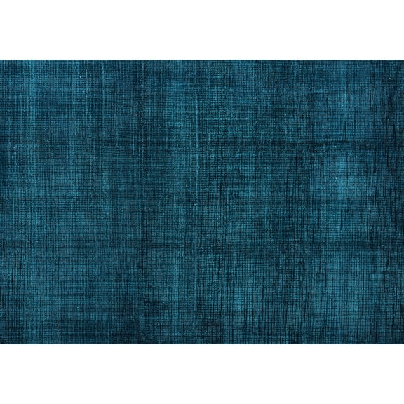 Ahgly Company Indoor Rectangle Abstract Light Blue Modern Area Rugs, 5' x 7'