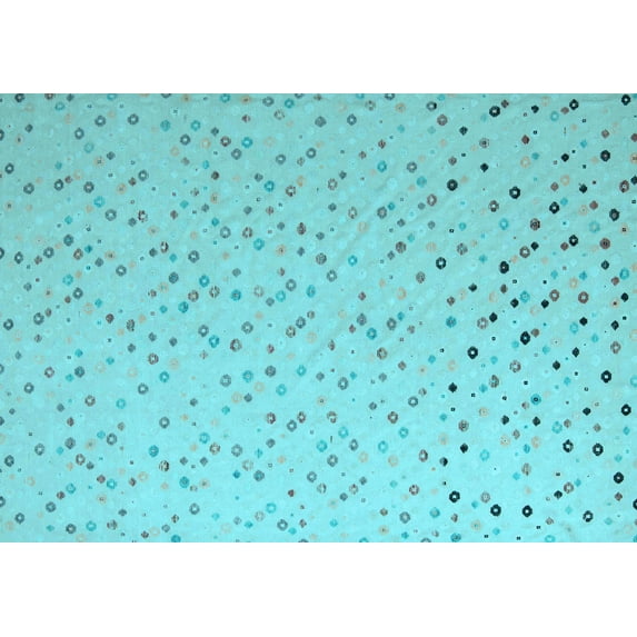 Ahgly Company Indoor Rectangle Abstract Light Blue Modern Area Rugs, 7' x 9'