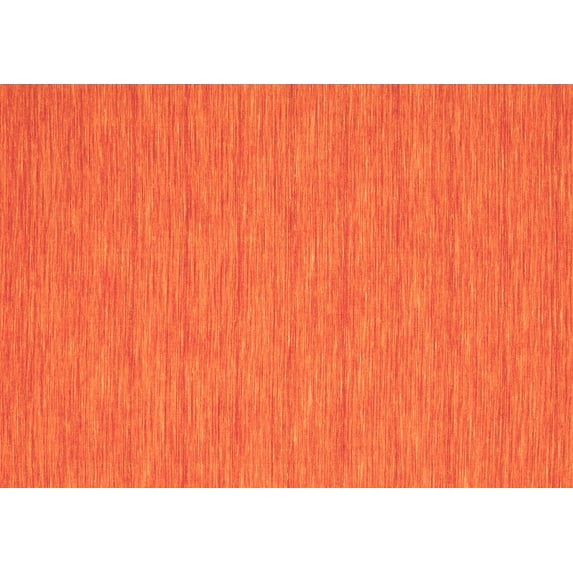 Ahgly Company Indoor Rectangle Abstract Orange Contemporary Area Rugs, 2' x 4'