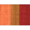 thumbnail image 1 of Ahgly Company Indoor Rectangle Abstract Orange Contemporary Area Rugs, 4' x 6', 1 of 1