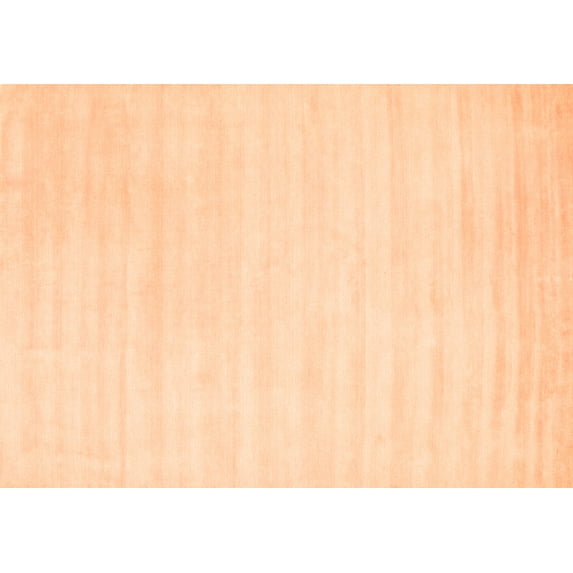 Ahgly Company Indoor Rectangle Abstract Orange Contemporary Area Rugs, 4' x 6'