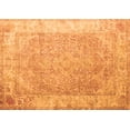 thumbnail image 1 of Ahgly Company Indoor Rectangle Abstract Orange Contemporary Area Rugs, 6' x 9', 1 of 1