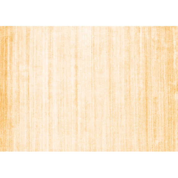 Ahgly Company Indoor Rectangle Abstract Orange Contemporary Area Rugs, 6' x 9'
