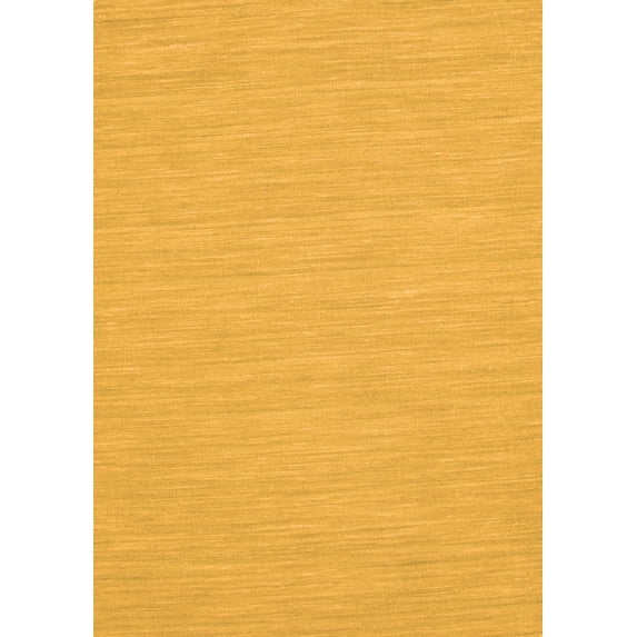 Ahgly Company Indoor Rectangle Abstract Orange Contemporary Area Rugs, 6' x 9'