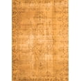 thumbnail image 1 of Ahgly Company Indoor Rectangle Abstract Orange Contemporary Area Rugs, 8' x 10', 1 of 1