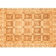 thumbnail image 1 of Ahgly Company Indoor Rectangle Abstract Orange Modern Area Rugs, 2' x 4', 1 of 4