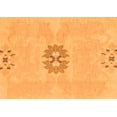 thumbnail image 1 of Ahgly Company Indoor Rectangle Abstract Orange Modern Area Rugs, 2' x 4', 1 of 4