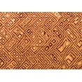 thumbnail image 1 of Ahgly Company Indoor Rectangle Abstract Orange Modern Area Rugs, 4' x 6', 1 of 4