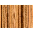 thumbnail image 1 of Ahgly Company Indoor Rectangle Abstract Orange Modern Area Rugs, 5' x 8', 1 of 4
