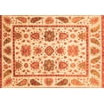 thumbnail image 1 of Ahgly Company Indoor Rectangle Abstract Orange Modern Area Rugs, 5' x 8', 1 of 4