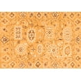 thumbnail image 1 of Ahgly Company Indoor Rectangle Abstract Orange Modern Area Rugs, 5' x 8', 1 of 4